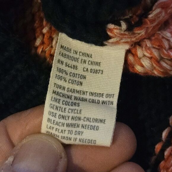 VTG American Eagle XS 100% Cotton Fisherman Chunky Knit Sweater 2011 - Picture 4 of 7